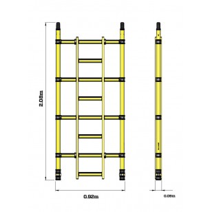 310543 Z1 Tower-B-in Ladder Frame .85m x 2 .0m 4Rung